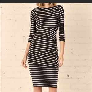 Beautiful Bailey 44 striped bandaid dress